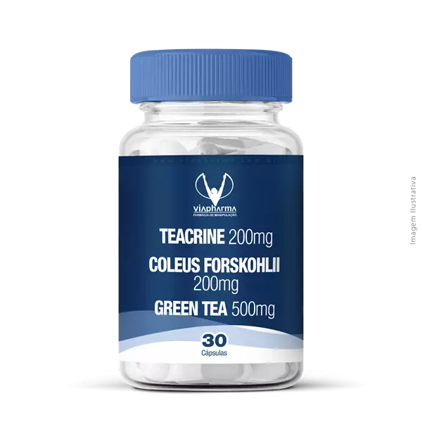 Teacrine + Coleus Forskohlii + Green Tea 30 Cápsulas Teacrine + Coleus Forskohlii + Green Tea 30 Cápsulas