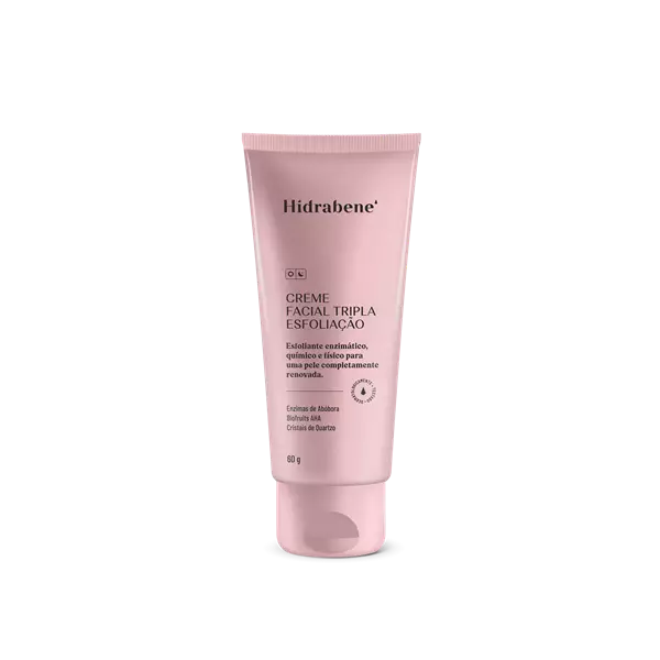 Creme Facial Tripla Esfoliação Hidrabene 60g