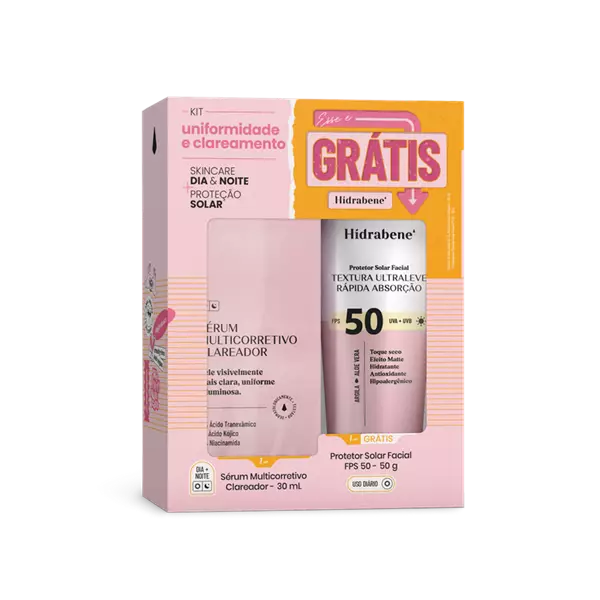 Kit Hidrabene Uniformidade e Clareamento 