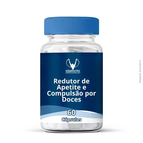 Cápsula Redutora de Apetite e Compulsão por Doces 60 cápsulas Cápsula Redutora de Apetite e Compulsão por Doces 60 cápsulas