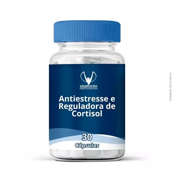 Cápsulas Antiestresse e Reguladora de Cortisol 30 cápsulas Cápsulas Antiestresse e Reguladora de Cortisol 30 cápsulas