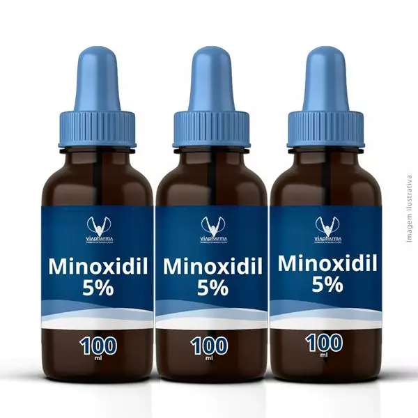 Combo de 3 Frascos de Minoxidil 5% 100ml