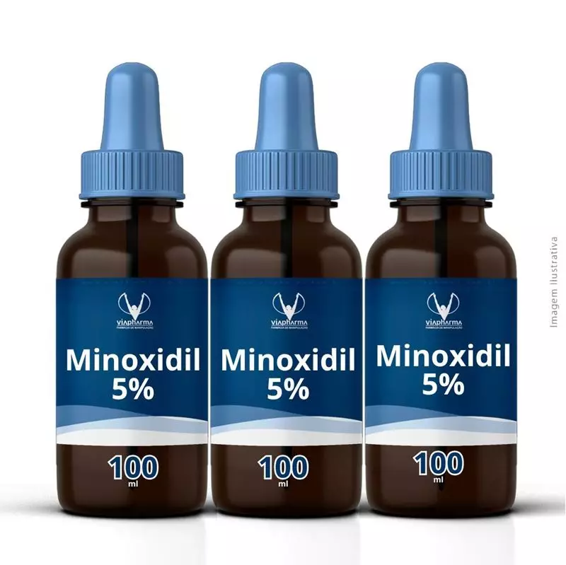 Combo de 3 Frascos de Minoxidil 5% 100ml