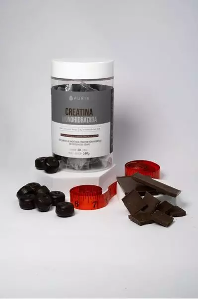 Gomas Creatina Monohidratada SABOR CHOCOLATE BELGA 30 unidades Puris